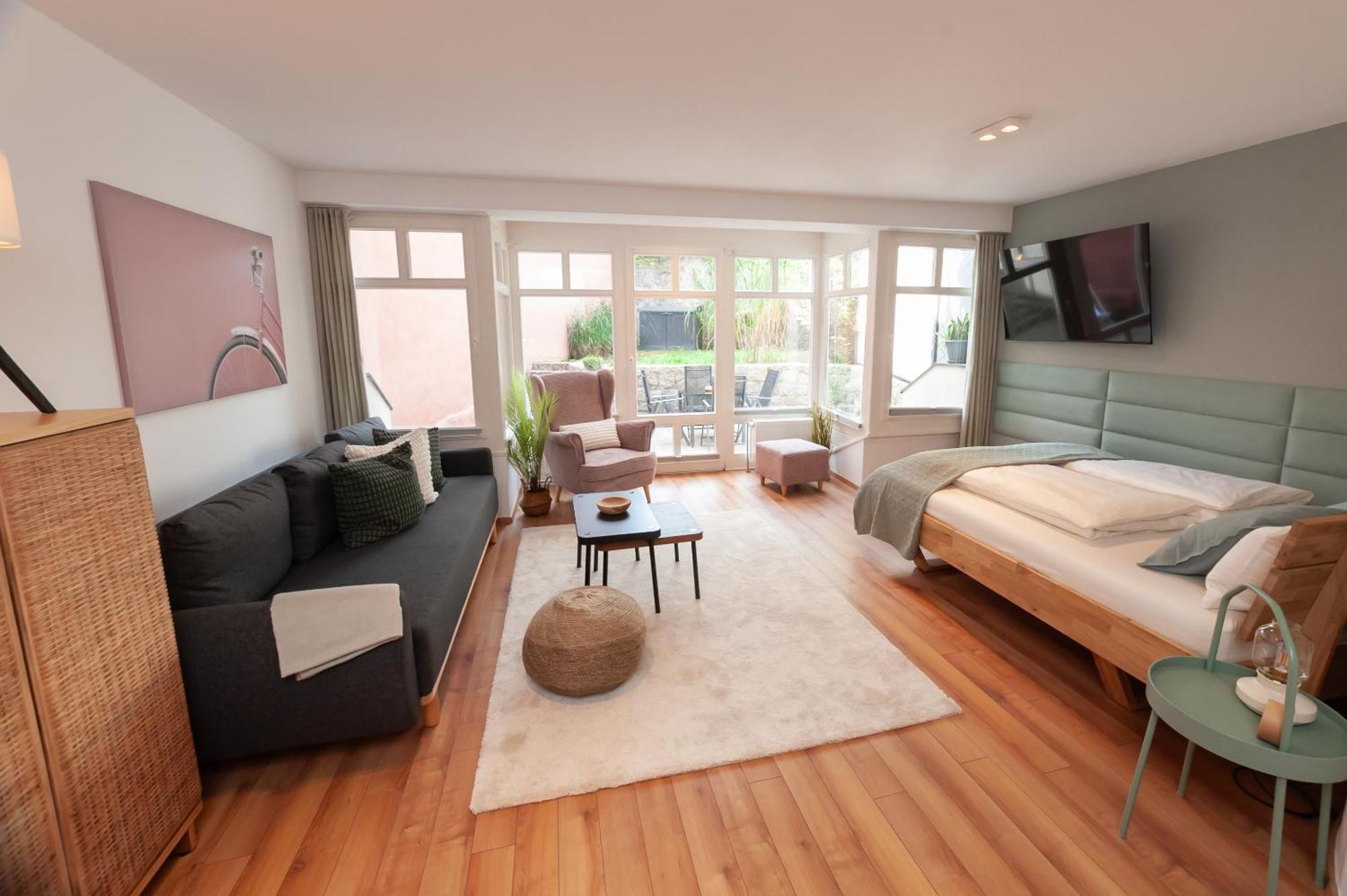 Freitraum Apartments No3 City Mit Eigenem Garten Бад Нойщат ан дер Зале Екстериор снимка