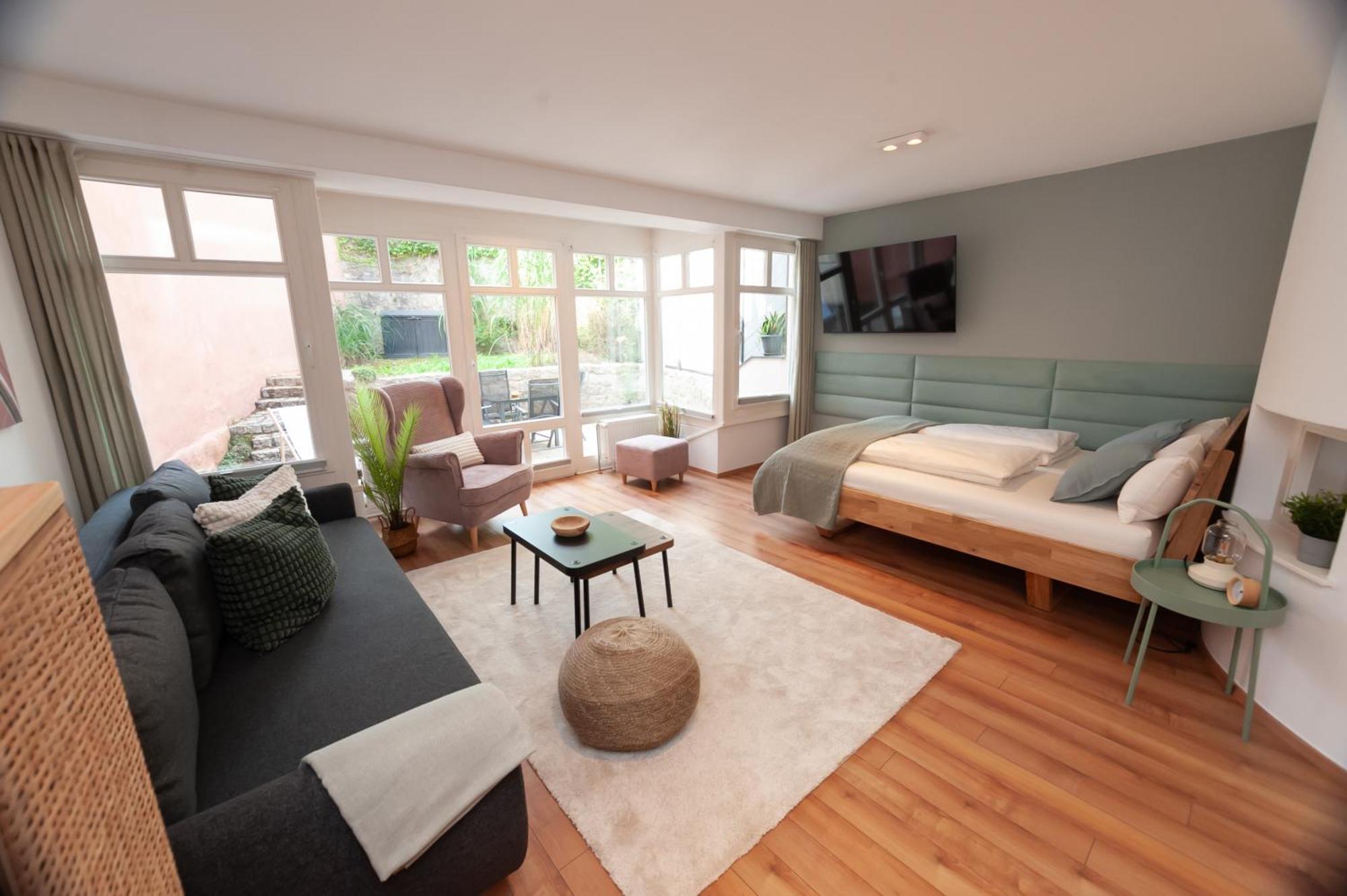 Freitraum Apartments No3 City Mit Eigenem Garten Бад Нойщат ан дер Зале Екстериор снимка